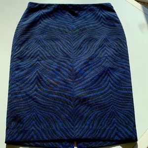 Ann Taylor Animal Print Pencil Skirt Size 6